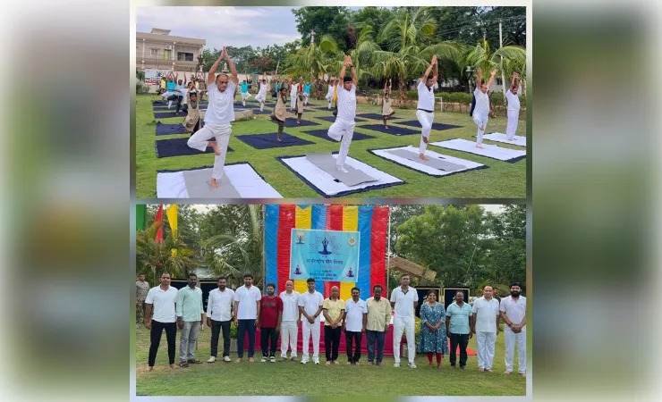  अंतर्राष्ट्रीय योग दिवस पर एटापक्का कैंप में सीआरपीएफ 212 बटालियन ने योग कार्यक्रम का शुभारंभ किया