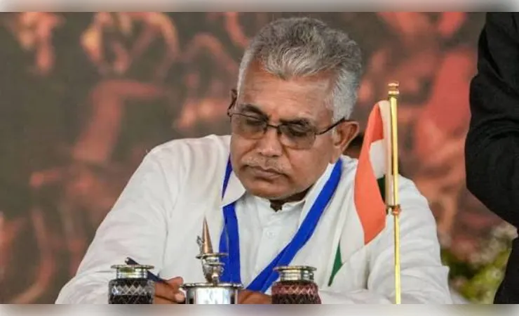 दिलीप घोष का अभिषेक बनर्जी पर तीखा हमला, कानून से बच नहीं पाएंगे, जेल जाना तय