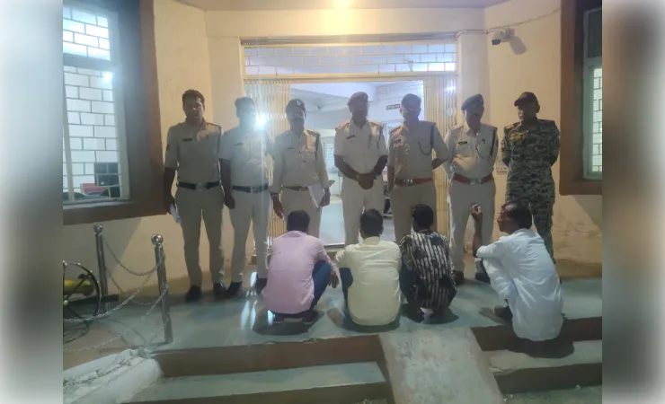 नातरा झगड़ा प्रथा के नाम पर अवैध वसूली, धमकी देने वाले चार आरोपी गिरफ्तार