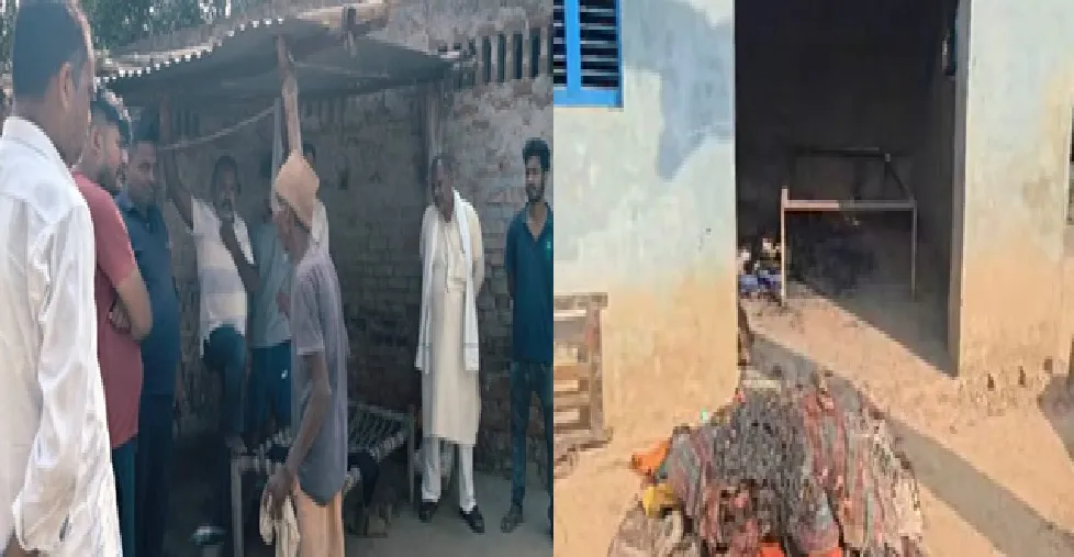 गोंडा में रिश्तों का खौफनाक अंत: छोटे भाई ने बड़े भाई की हत्या की, पिता पर हमला कर घर में लगाई आग