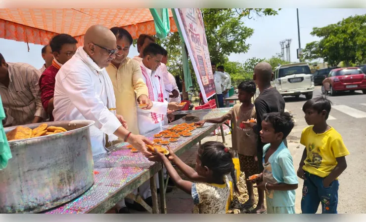 ज्येष्ठ मंगल: सुन्दरकाण्ड पाठ एवं भण्डारे में शामिल हुए कांग्रेस प्रदेश अध्यक्ष