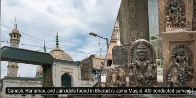  700 साल पुरानी जामा मस्जिद में हिंदू देवी-देवताओं और जैन तीर्थंकरों की मूर्तियां 