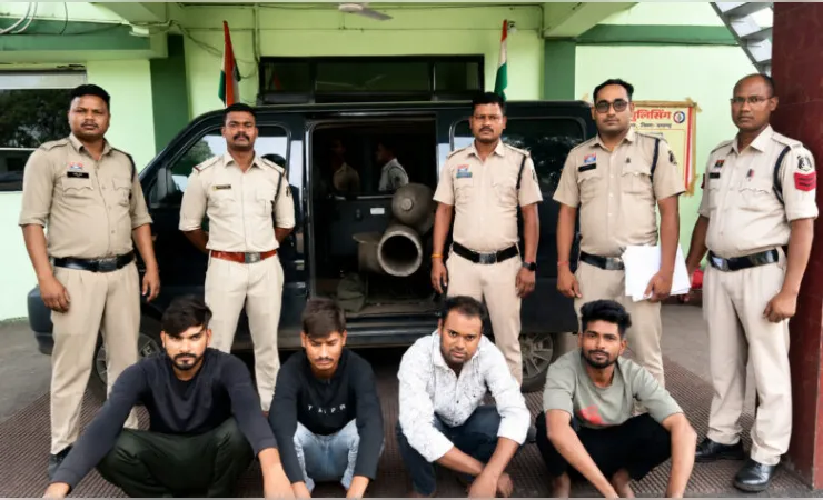 रायगढ़: स्टील प्लांट से लाखों की चोरी का हुआ खुलासा, 5 आरोपी गिरफ्तार