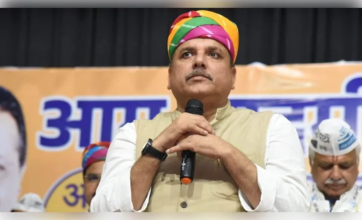 आप के राज्य स्तरीय कार्यकर्ता सम्मेलन में शामिल हुए राज्यसभा सांसद संजय सिंह
