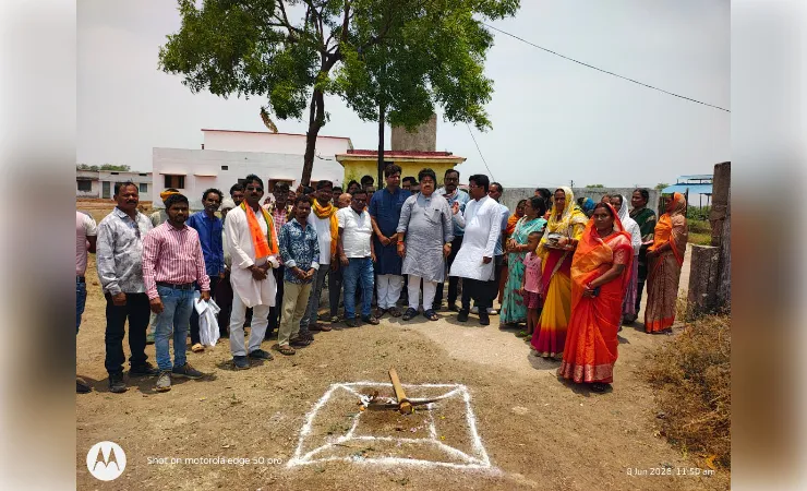 धमतरी: 44 लाख से मुक्तिधाम का होगा विकास व सौंदर्यीकरण, महापौर ने किया भूमिपूजन