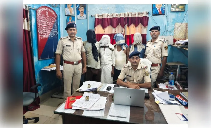 नालंदा में मिनी गन फैक्ट्री का भंडाफोड़, अवैध हथियार बनाने वाले चार तस्कर गिरफ्तार