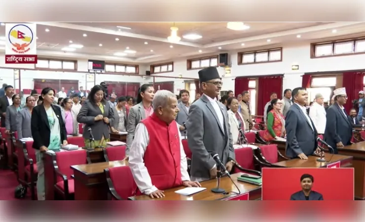 नेपाल प्रधानमंत्री के बयान को लेकर राष्ट्रीय सभा में विपक्षी सदस्यों का हंगामा