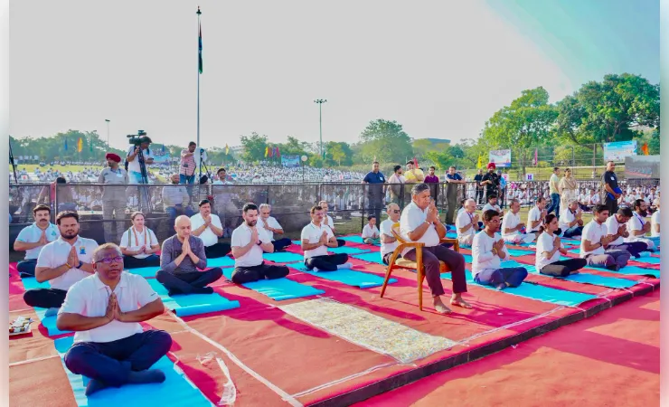 स्वास्थ्य एवं नशामुक्त समाज के निर्माण में योग की अहम भूमिका : राज्यपाल कटारिया