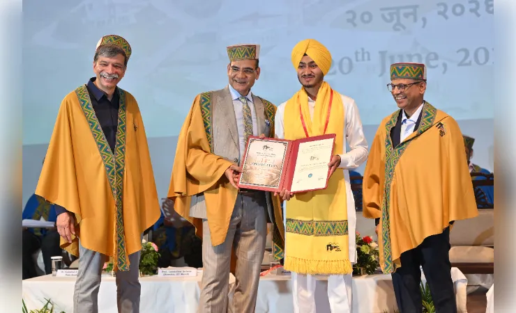 आईआईटी मंडी: 14वें दीक्षांत समारोह में 643 विद्यार्थियों को डिग्रियां, वायुन गोयल को राष्ट्रपति स्वर्ण पदक