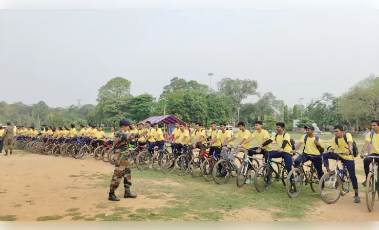  विश्व साइकिल दिवस को लेकर भागलपुर में फिट इंडिया साइकिल मैराथन का आयोजन