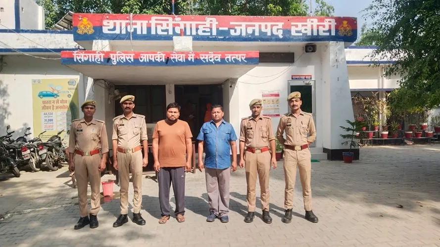 धर्म परिवर्तन मामले में दो वांछित आरोपी गिरफ्तार।