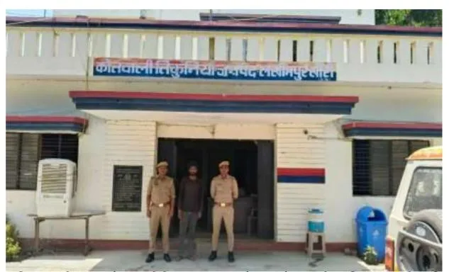 वारंटी अभियुक्त बब्बर सिंह गिरफ्तार,न्यायालय में किया गया पेश