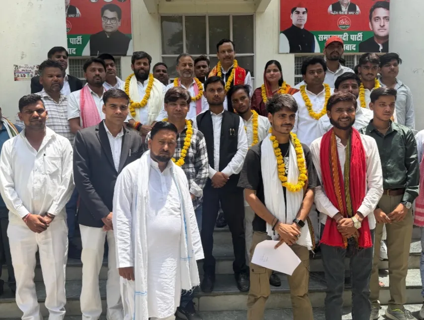 सपा ने बनाया विपिन शंखवार को विधानसभा फिरोजाबाद का अध्यक्ष