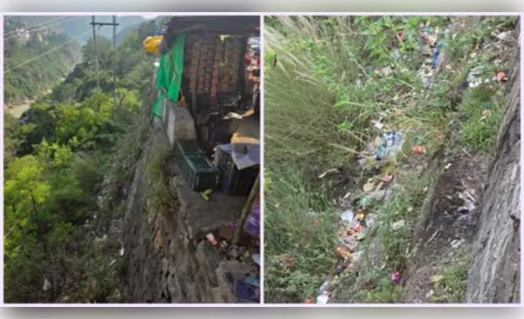  प्लास्टिक कचरा और गंदगी से प्रदूषित तुंगनाथ घाटी 