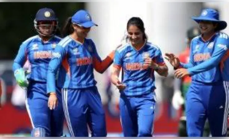 भारतीय महिला टीम ने बांग्लादेश को 5 विकेट से हराया