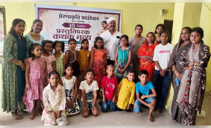 मनकामेश्वर वार्ड में प्रेरणाकृति फाउंडेशन द्वारा 10 दिवसीय कथक प्रशिक्षण शिविर शुरू