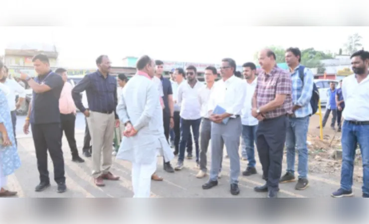  308 करोड़ के केशकाल घाट बायपास मार्ग का उप मुख्यमंत्री साव ने  किया निरीक्षण