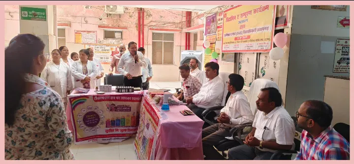 विटामिन ए सम्पूरण अभियान का शुभारंभ, 3.77 लाख से अधिक बच्चों को मिलेगी खुराक