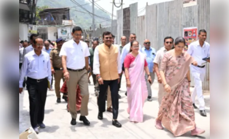  टिहरी गढ़वाल में मुख्य सचिव ने बजरंग सेतु और हिलान्स हिमालयन भोजनालय का निरीक्षण किया