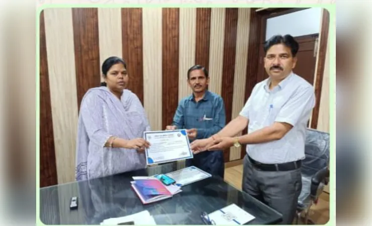 बिजनौर नगर पालिका किरतपुर ने रचा नया कीर्तिमान, सुशीला देवी सम्मानित