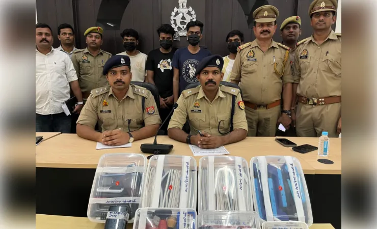 पुलिस की बड़ी कार्रवाई, करोड़ों रुपये की साइबर ठगी करने वाले चार शातिर गिरफ्तार 