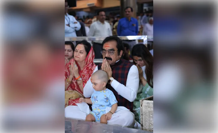  उज्जैन पहुंचकर लोक निर्माण विभाग मंत्री राकेश सिंह ने किए भगवान महाकालेश्वर के दर्शन