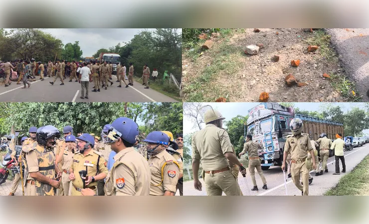 युवक की संदिग्ध मौत पर बवाल, लखनऊ-बहराइच हाईवे 2 घंटे जाम, पुलिस-ग्रामीणों में झड़प