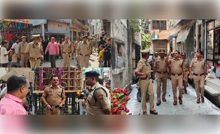 मोहर्रम पर्व को लेकर पुलिस अलर्ट, एसपी ग्रामीण ने किया ताजिया जुलूस मार्ग का निरीक्षण