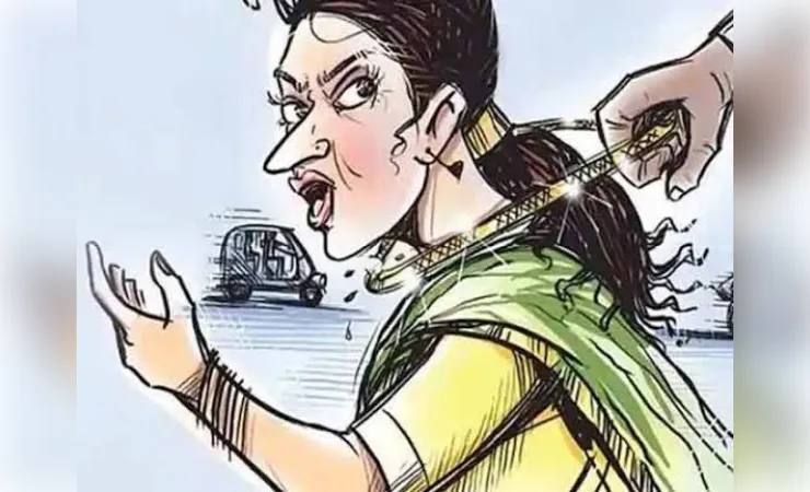 लखनऊ में दिनदहाड़े टप्पेबाजी, महिला समीक्षा अधिकारी की सोने की चेन उड़ाई