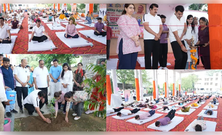 बिजनौर में 12वें अंतर्राष्ट्रीय योग दिवस सप्ताह का शुभारंभ, जनपदभर में योग कार्यक्रम 