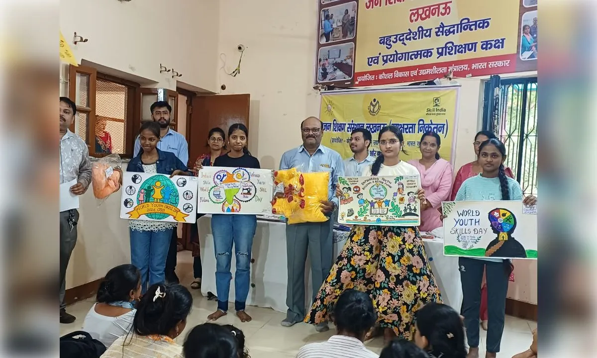 विश्व युवा कौशल दिवस पर हुनर का उत्सव, प्रशिक्षार्थियों ने दिखाई रचनात्मक प्रतिभा