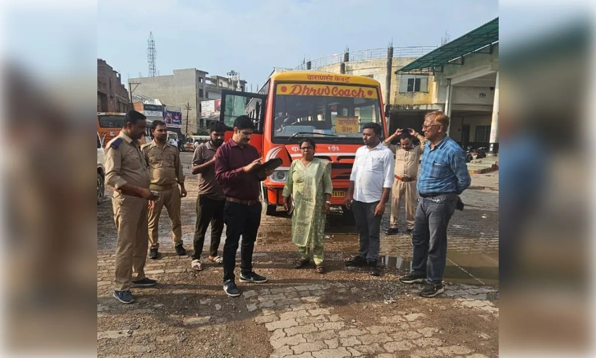  जौनपुर में 338 स्कूल वाहन नियमों का उल्लंघन करते मिले
