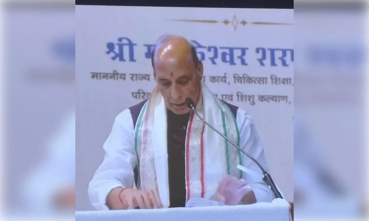 मेडिकल रिसर्च में नए कीर्तिमान स्थापित कर रहा भारत : राजनाथ सिंह 