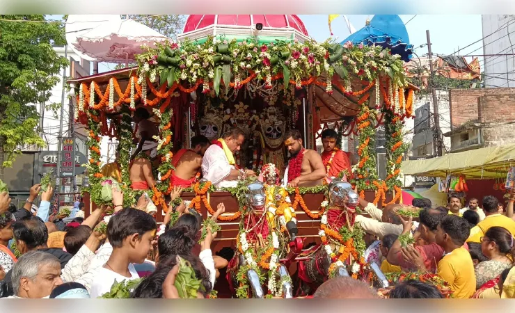 वाराणसी में तीन दिवसीय लक्खा रथयात्रा मेले की शुरूआत, भगवान जगन्नाथ की अलौकिक छवि देख श्रद्धालु निहाल