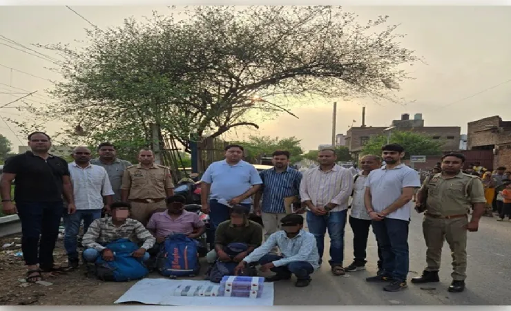 बिहार से आगरा तक फैला था चरस तस्करी का नेटवर्क, एएनटीएफ ने 20 लाख की चरस के साथ चार तस्करों को दबोचा