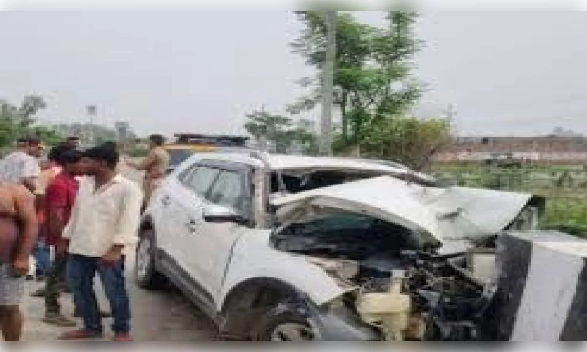 रायबरेली में दर्दनाक हादसा: नहर पुलिया से टकराई तेज रफ्तार कार, सिपाही समेत 3 की मौत
