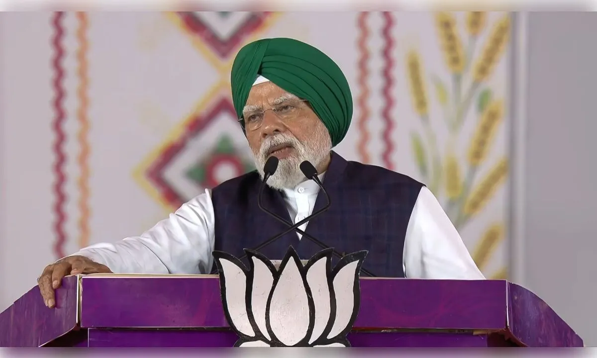 सिर्फ भाजपा ही दे सकती है पंजाब को तीव्र विकास, बेहतर अवसर व सुशासनः नरेन्द्र मोदी