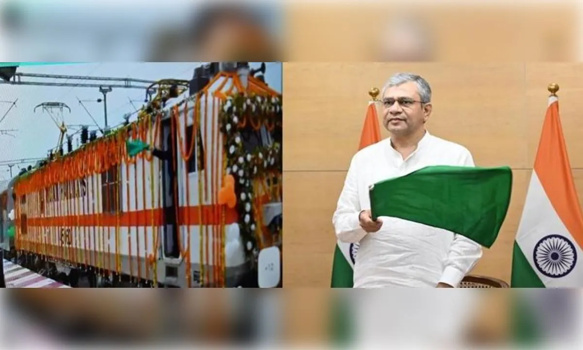  रेल मंत्री अश्विनी वैष्णव ने रामनगर-देहरादून एक्सप्रेस को दिखाई हरी झंडी