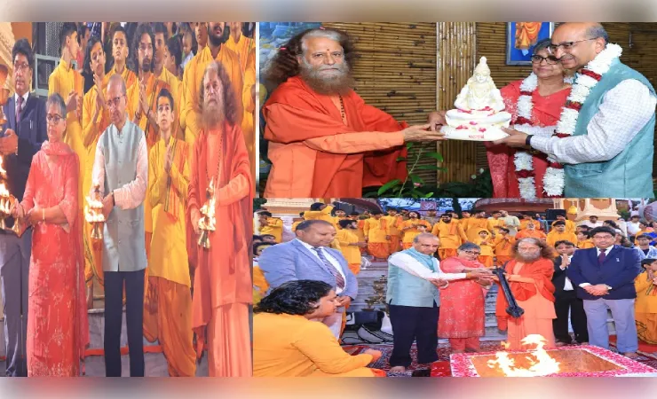 उत्तराखण्ड हाईकोर्ट के मुख्य न्यायाधीश मनोज कुमार गुप्ता ने परमार्थ निकेतन में की गंगा आरती