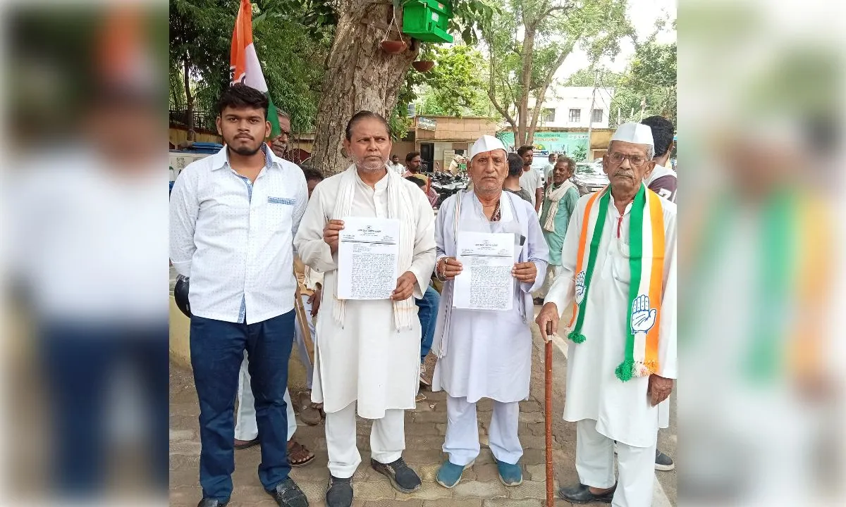 कांग्रेस पार्टी ने राष्ट्रपति को भेजा ज्ञापन, कानून व्यवस्था को लेकर हस्तक्षेप की मांग