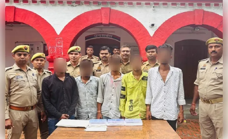 बंद मकानों में चोरी करने वाले गिरोह का पर्दाफाश, पांच शातिर चोर गिरफ्तार, लाखों का सामान बरामद