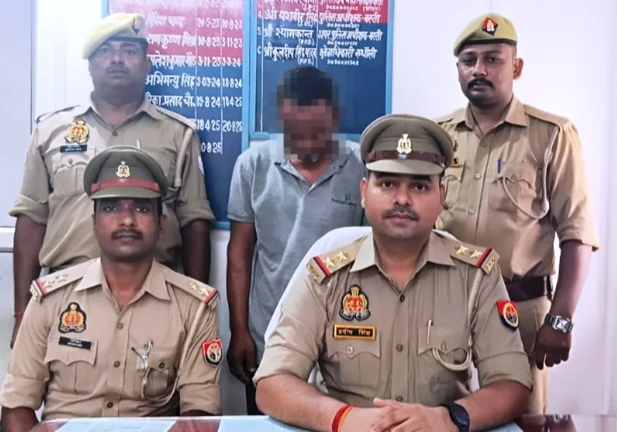 6 वर्ष की बच्ची के साथ दुष्कर्म करने वाला अभियुक्त गिरफ्तार