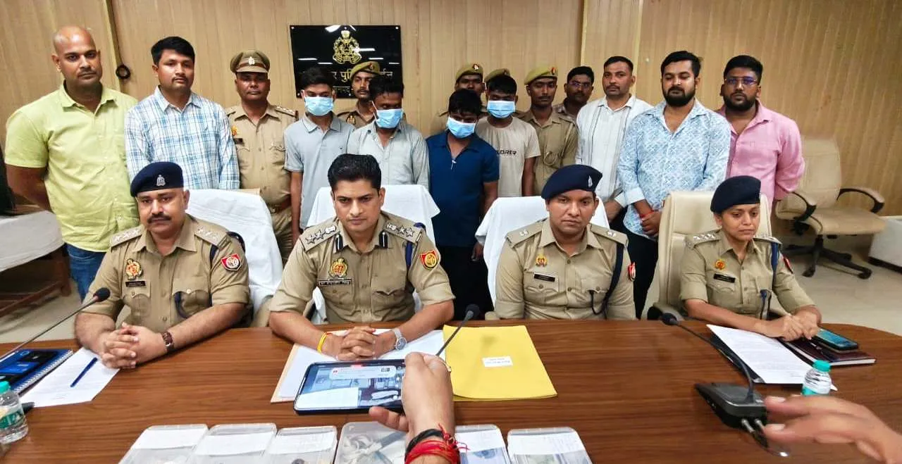 विभन्न थानाक्षेत्रों में हुई लाखो की चोरीयों का पर्दाफास,पुलिस मुठभेड़ में 5 गिरफ्तार 
