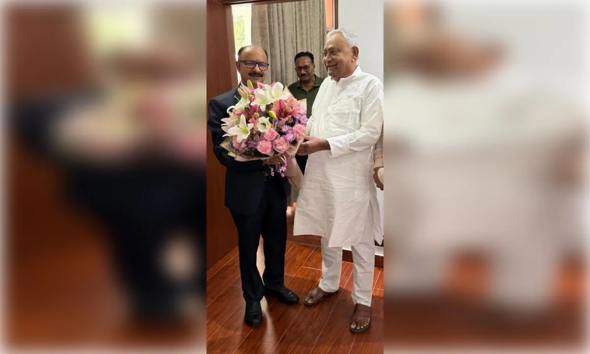 बीसीसीएल के अध्यक्ष ने राज्यसभा सदस्य नीतीश कुमार से की शिष्टाचार मुलाकात