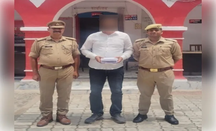 नरौना चौराहे पर फायरिंग करने वाला युवक गिरफ्तार, अवैध रिवॉल्वर और कारतूस बरामद