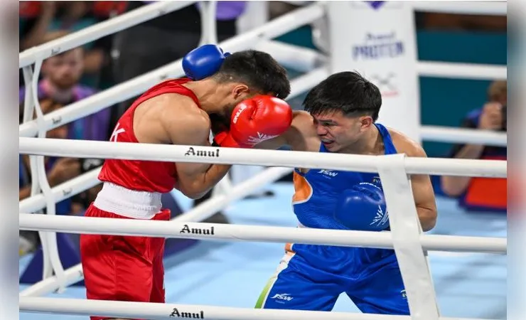 राष्ट्रमंडल खेल 2026: पाकिस्तान के मुक्केबाज को हराकर जदुमणि सिंह क्वार्टरफाइनल में