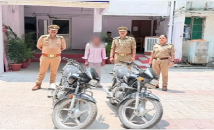 गोमतीनगर पुलिस ने वाहन चोरी के दो मामलों का किया खुलासा