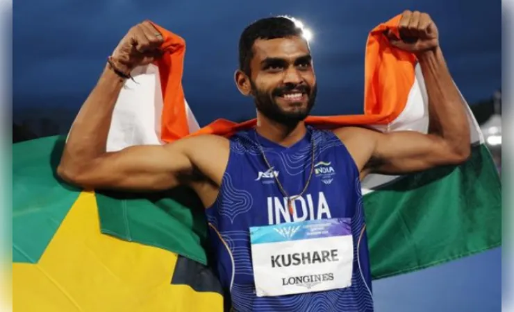 राष्ट्रमंडल खेल 2026: सर्वेश कुशारे ने ऊंची कूद में जीता रजत, एथलेटिक्स में भारत का पहला पदक