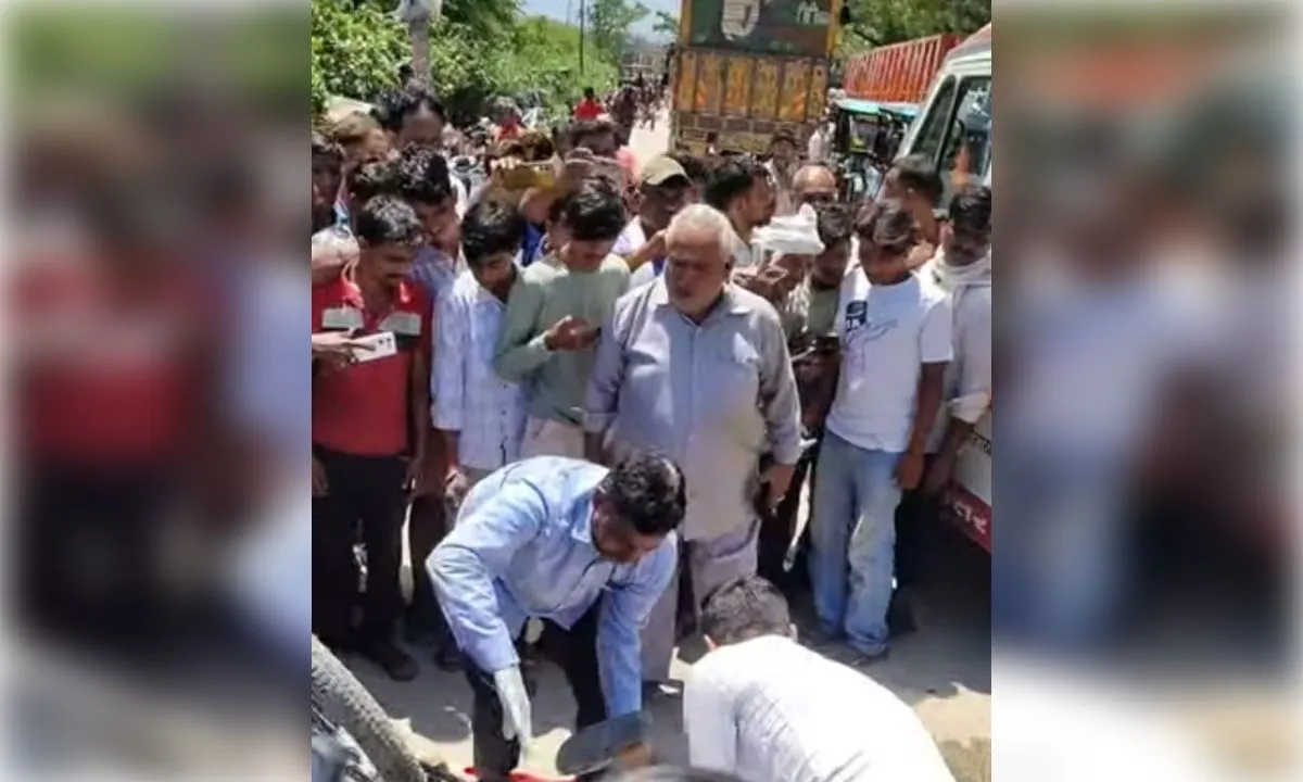 ट्रक ने साइकिल से घर लौट रहे हाईस्कूल के छात्र काे राैंदा, मौत के बाद चालक फरार