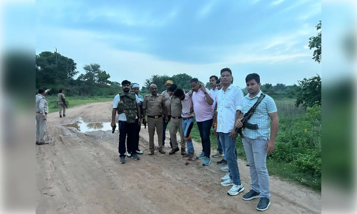 झांसी : प्रॉपर्टी डीलर संजय सिंह हत्याकांड का इनामिया मुख्य शूटर मुठभेड़ में घायल, साथी फरार